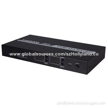 4x4 Internal HDMI Switcher/Extender with 1,080P 60Hz/3D Maximum Resolution